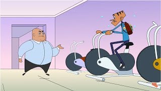 Suppandis Hits The Gym  Cartoon Stories - Funny Ca