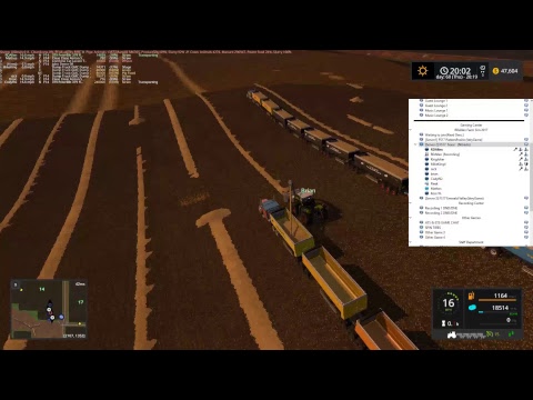 RDAllen Live Stream Multiplayer Farming Simulator 17 Texas Spreading Slurry
