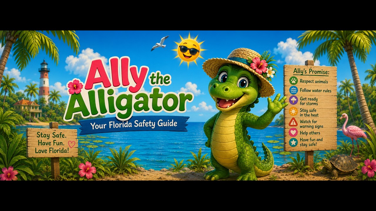 Ally the Alligator Safety Videos