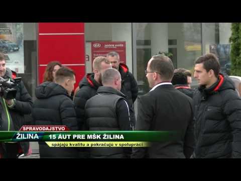 TV SEVERKA Nové autá MŠK Žilina