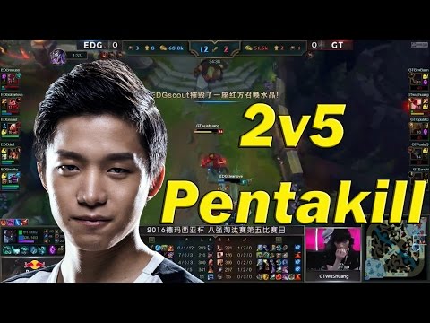 Insane Clearlove 2v5 Graves Pentakill in the Demacia Cup