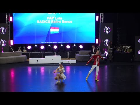 ROCK AND MAGIC SE, Hungary RADICS BÁLINT - PAP LOLA World Cup Couple Dance Show 1ST PLACE