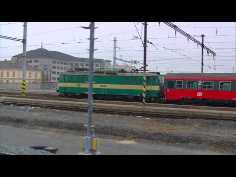 Přijezd Ex 526 „Mojmír" v čele ČD 162.011 do stanice Přerov (FHD)