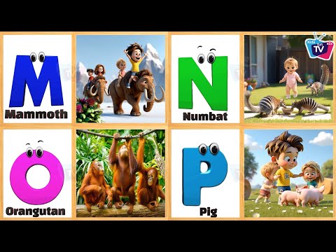 New Animals ABC Song  - Alphabet Letters Song - Phonics for Kids @Kidsfuna2zTV