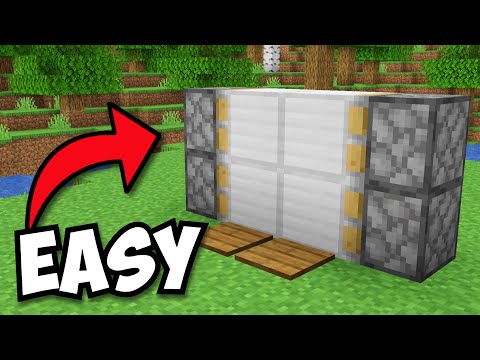 Minecraft's EASIEST 2x2 Piston Door | 1.21 Tutorial