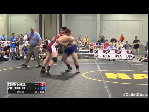 285 f, Zach Muller, Illinois vs Kenny Marll, Washington
