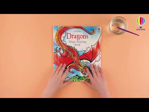 Видео обзор Dragons Magic Painting Book [Usborne]