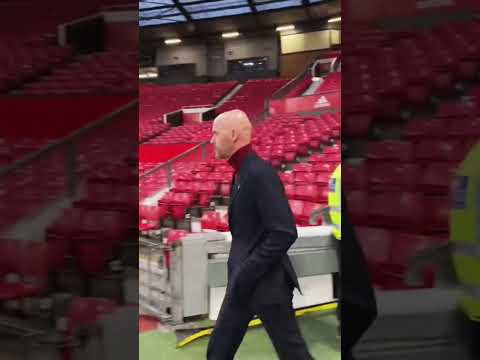 Ten Hag’s First Old Trafford Pitch Inspection Of The Year 🏟️👋