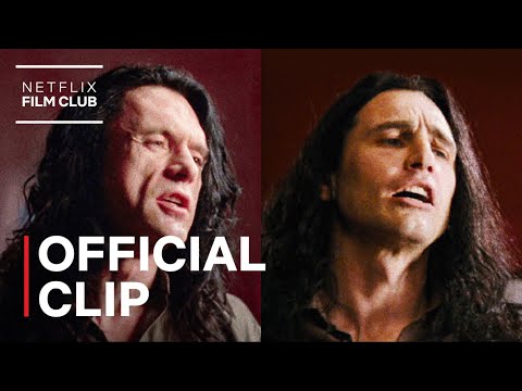 The Disaster Artist and The Room Side By Side Comparisons | Netflix