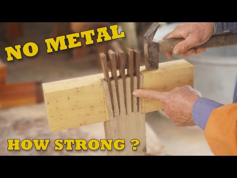 AMAZING Traditional Japanese Joinery – No Nails Woodworking Skills