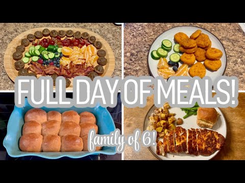 A VERY DELICIOUS DINNER & MEALS OF THE DAY FOR OUR FAMILY OF 6!