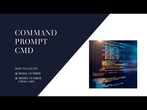 Find computer serial number using CMD