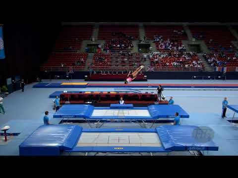 KORNETSKAYA Anna (RUS) - 2017 Trampoline Worlds, Sofia (BUL) - Qualification Trampoline Routine 2