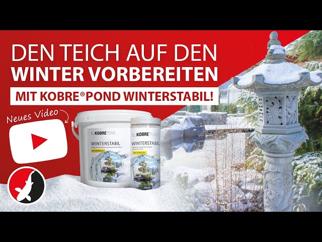 Video teaser for Teich auf den Winter vorbereiten mit Kobre®Pond Winterstabil!