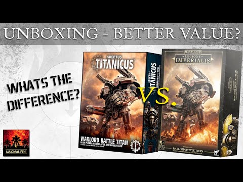 Warlord Titan Unboxing: Legions Imperialis vs Adeptus Titanicus – What’s the Difference?