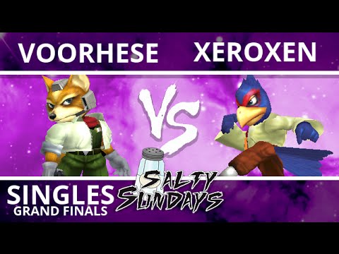 Salty Sunday 4 - Voorhese (Fox, Sheik) VS XeroXen (Falco) - Melee (GRAND FINALS)