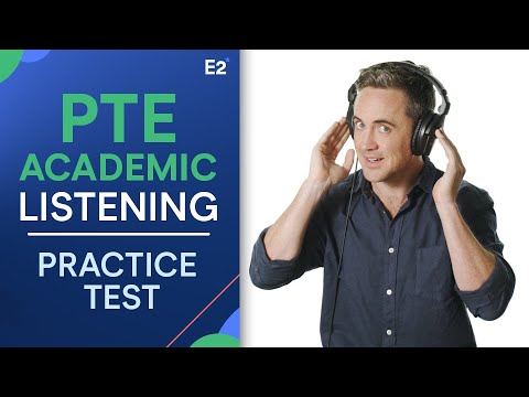 PTE Listening Practice Test with Answers