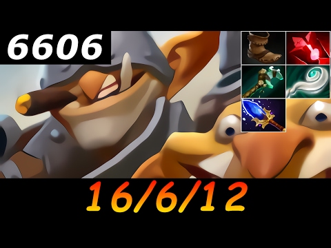 Dota 2 Techies 6606 MMR 16/6/12 (Kills/Deaths/Assists) Ranked Full Gameplay