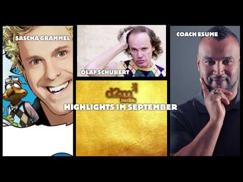 d2mberlin - Unsere Highlights im September 2018