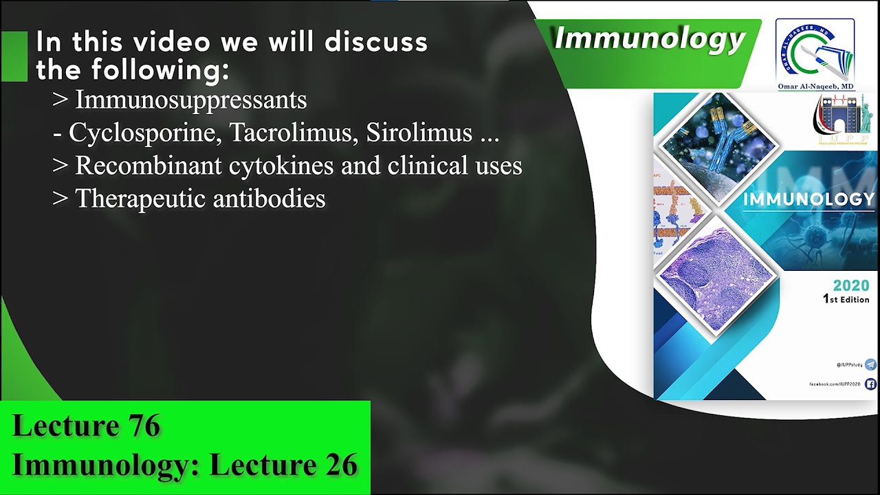 Immunosuppressants: Cyclosporine, Tacrolimus, Sirolimus