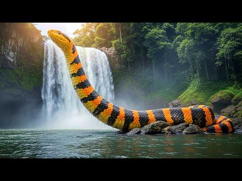 Part 39 - A Girl Alone Surviving In The Forest | Giant Snake Banded Krait in the Tropical Jungle