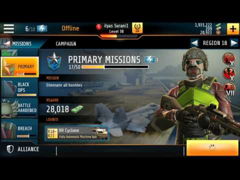 Kill Shot Bravo Region 18=18 Primary Mission Complete