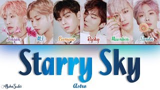 ASTRO (아스트로) - STARRY SKY Color Coded Lyrics/가사 [Han|Rom|Eng]