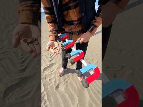 Treasure Hunting with a Magnetic Rake!