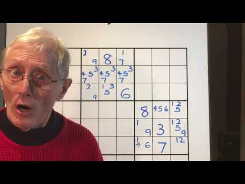 Sudoku. Tutorial # 24  The amazing hidden sudoku matching pair part B