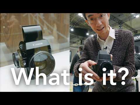 I have my hands on that FUNKY Canon concept camera at CP+ 2026