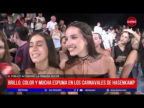 Brillo, color y mucha espuma en los Carnavales de Hasenkamp