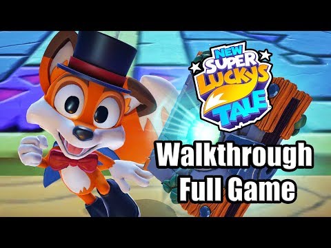 NEW SUPER LUCKY'S TALE Gameplay Walkthrough Part 1 FULL GAME [Switch 1080p] - No Commentary