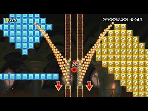 ドキドキ城 by ゆいと♪Z♪ - Super Mario Maker - No Commentary 1bl