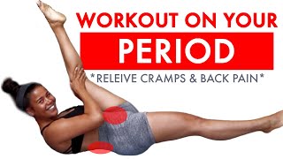 PERIOD WORKOUT | Easy Workout For PMS, Reduce Bloating AND Cramping