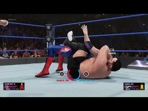Samoa Joe vs Shark Boy - WWE All Stars 2020 - Round of 256 -Group 1