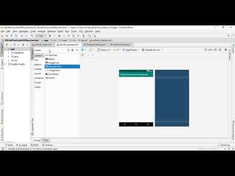 how to use sqlite with recyclerview in android practical part 1