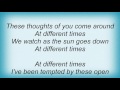 Ron Sexsmith - At Different Times Lyrics