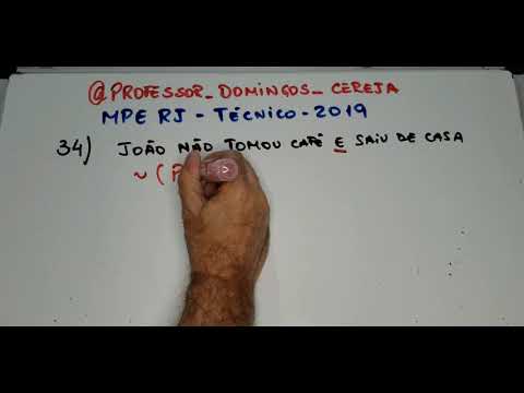 RESOLUÇÃO DA QUESTÃO 34 DA PROVA DE TÉCNICO DO MPE RJ - 2019