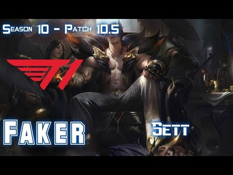 T1 Faker SETT vs TALON Mid - Patch 10.5 KR Ranked
