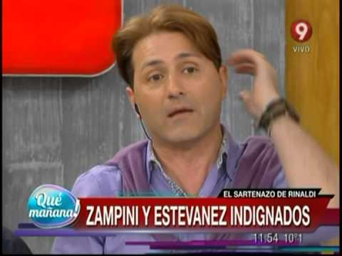 Rinaldi's frying pan: Zampini and Estevanez outraged