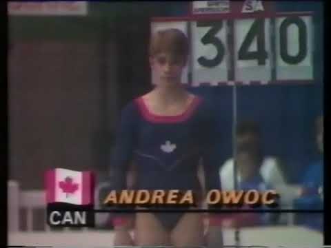 Andrea Owoc 🇨🇦 VT AA 9.600 1985 World Championships