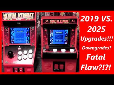 Mortal Kombat 2025 Basic Fun Mini Arcade Classics Review + 2019  Comparison