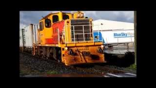 preview picture of video 'KiwiRail Invercargill.. Y33 leaves Wool Dumpers Clifton'