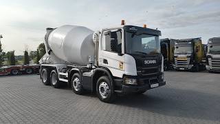 Eladó Putzmeister Scania P 410 XT / BETONOMIESZARKA / GRUSZKA / PUTZMEISTER 9 m3 / EURO 6 alvázon betonmixer - Kép 4 | Machineryline HU Putzmeister Scania P 410 XT / BETONOMIESZARKA / GRUSZKA / PUTZMEISTER 9 m3 / EURO 6 alvázon betonmixer | Kép 4 - Machineryline