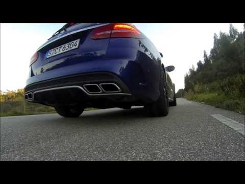 Mercedes-AMG C63 acceleration and exhaust (raw sound)