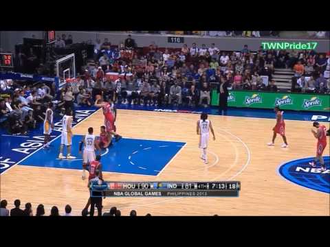 Jeremy Lin林書豪 Full Highlights | Manila, Philippines | Rockets火箭队 vs Pacers步行者队 |10.10.2013