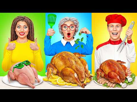 Me vs Grandma Cooking Challenge | Delicious Kitchen Hacks by Multi DO Challenge