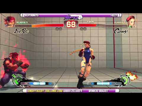 SFO Monthly August 2015 - USF4 - Winners - BlaydonRyu vs Fuzzy