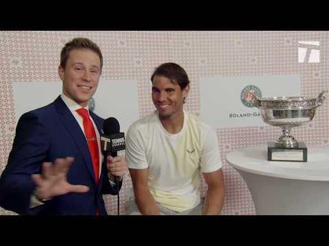Rafael Nadal : Interview de Roland Garros Final Win Tennis Channel 2019