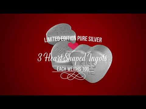 Sweethearts Silver Hearts Gift Set